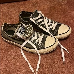 Converse Gray Stars&Stripes Sneakers
